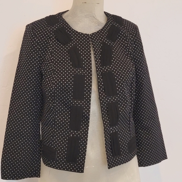 Cabi black and white polka dot jacket - Picture 3 of 10